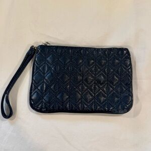 Express Black Quilted Wristlet